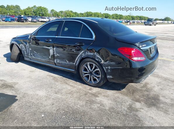 55SWF4JB5GU115347 2016 MERCEDES-BENZ C-CLASS Black Rear left