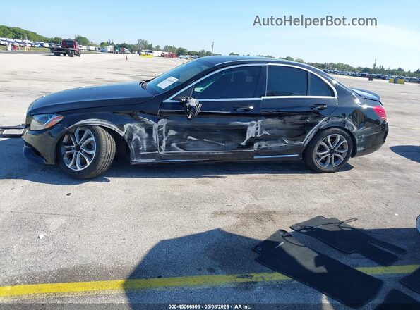 55SWF4JB5GU115347 2016 MERCEDES-BENZ C-CLASS Black Front view