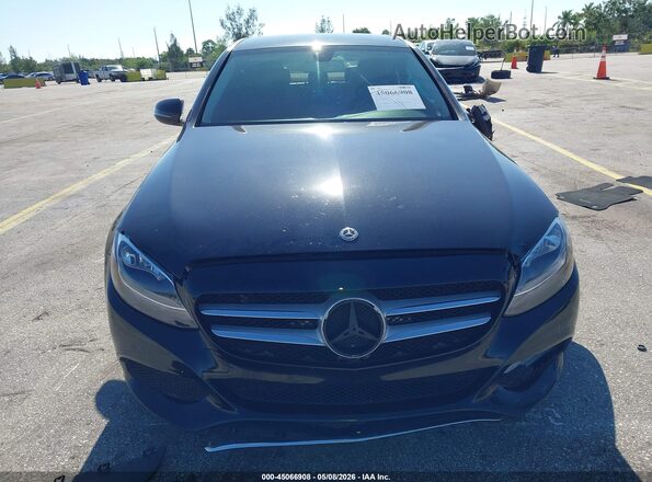 55SWF4JB5GU115347 2016 MERCEDES-BENZ C-CLASS Black Rear interior view