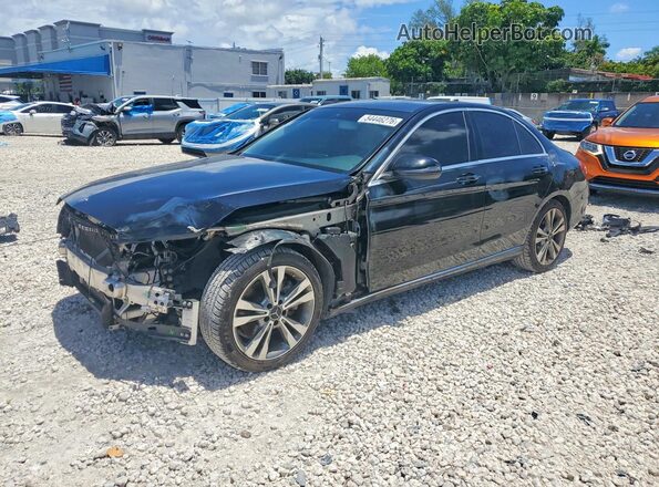 55SWF4JB5GU170672 2016 MERCEDES-BENZ C Black Передня ліва чверть