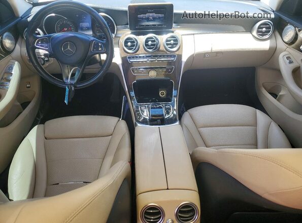 55SWF4JB5GU170672 2016 MERCEDES-BENZ C Black Вид панелі приладів
