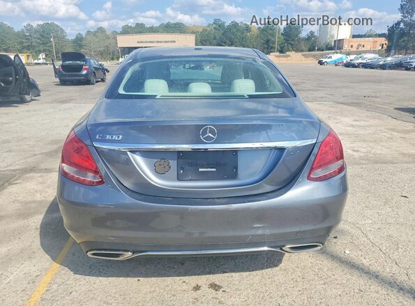 55SWF4JB5HU190924 2017 MERCEDES-BENZ C Charcoal Vista trasera