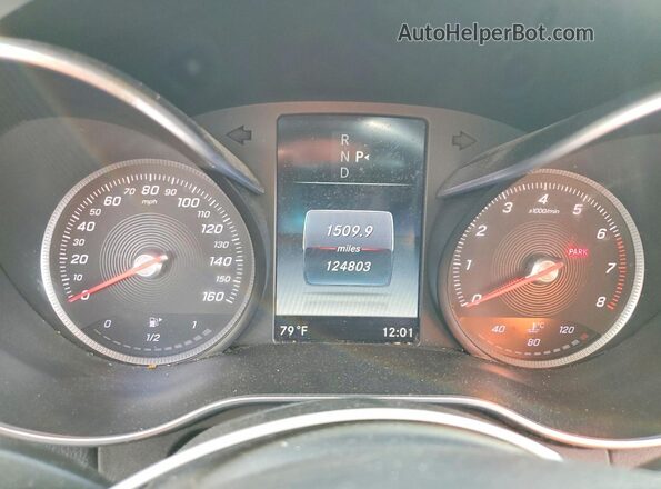 55SWF4JB6HU203826 2017 MERCEDES-BENZ C Black Widok zestawu wskaźników