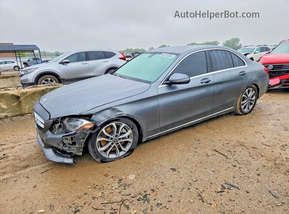 55SWF4JB6HU216933 2017 MERCEDES-BENZ C Black Front left
