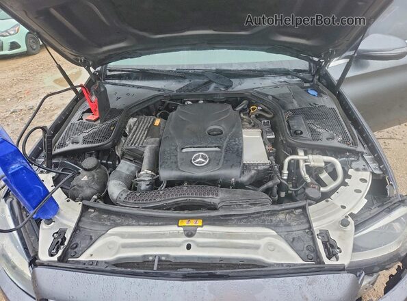 55SWF4JB6HU216933 2017 MERCEDES-BENZ C Black Rear interior view
