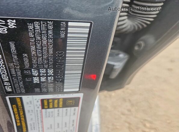55SWF4JB6HU216933 2017 MERCEDES-BENZ C Black Engine compartment view