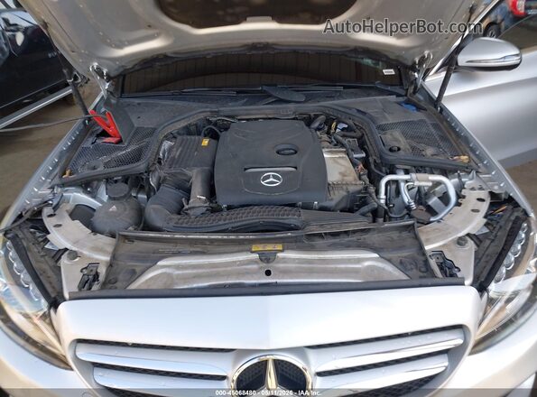 55SWF4JB6JU253194 2018 MERCEDES-BENZ C-CLASS Silver Հետևի տեսք