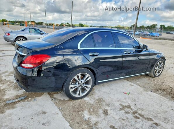 55SWF4JB6JU268407 2018 MERCEDES-BENZ C Black Rear right