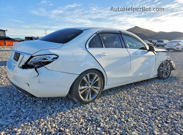 55SWF4JB7GU132876 2016 MERCEDES-BENZ C White Tył prawy