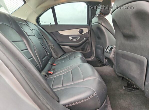 55SWF4JB9GU119952 2016 MERCEDES-BENZ C Серый Вид задних сидений