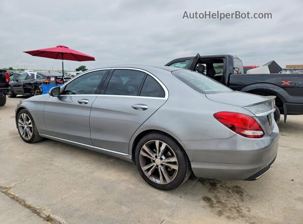 55SWF4JB9GU119952 2016 MERCEDES-BENZ C Серый Задняя левая четверть