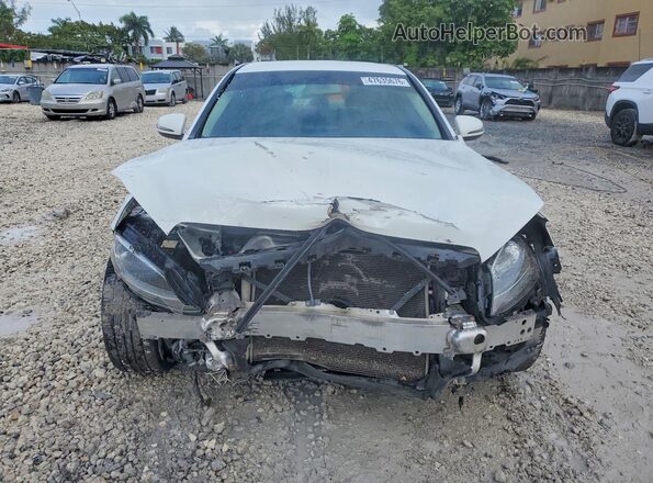 55SWF4JB9GU177060 2016 MERCEDES-BENZ C White Вид спереду