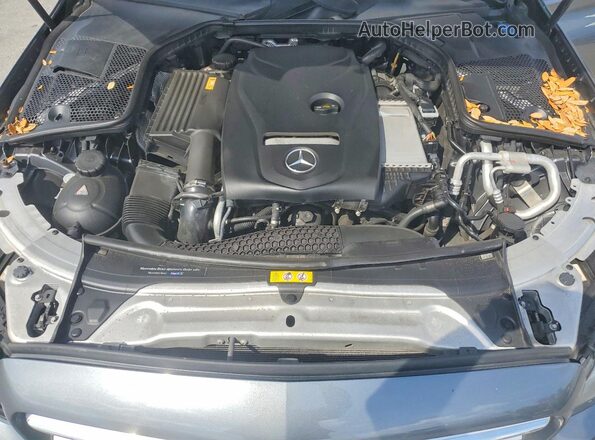 55SWF4JB9HU184897 2017 MERCEDES-BENZ C Серый Вид задней части салона