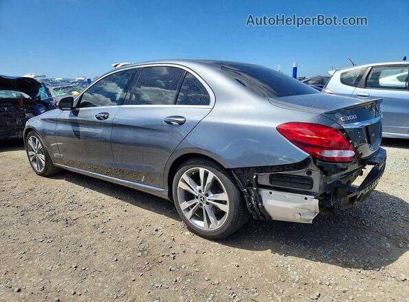 55SWF4JB9HU232835 2017 MERCEDES-BENZ C Gray Հետևի ձախ