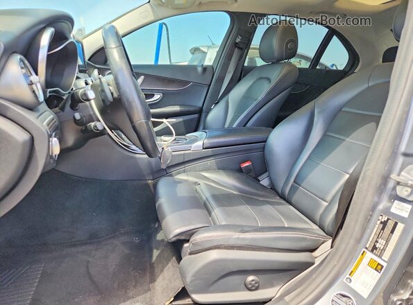 55SWF4JB9HU232835 2017 MERCEDES-BENZ C Gray Սալոնի դիմացի տեսք