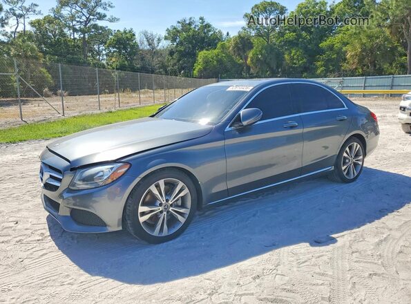 55SWF4JB9JU274265 2018 MERCEDES-BENZ C Black Przód lewy