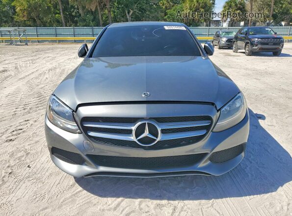 55SWF4JB9JU274265 2018 MERCEDES-BENZ C Black Widok z przodu