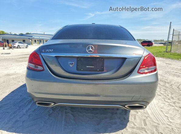 55SWF4JB9JU274265 2018 MERCEDES-BENZ C Black Widok z tyłu