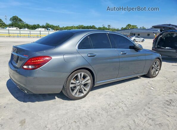 55SWF4JB9JU274265 2018 MERCEDES-BENZ C Black Tył prawy