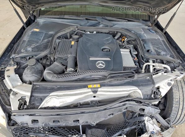 55SWF4JBXGU132127 2016 MERCEDES-BENZ C Black უკანა სალონის ხედი