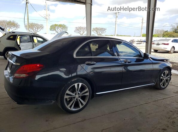 55SWF4JBXGU132127 2016 MERCEDES-BENZ C Black უკანა მარჯვენა