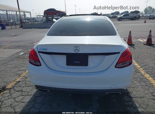 55SWF4JBXJU240206 2018 MERCEDES-BENZ C-CLASS White 