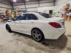 2016 Mercedes-benz C 300 4matic Белый vin: 55SWF4KB0GU099122
