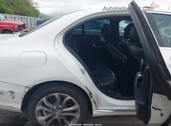 55SWF4KB0GU128554 2016 MERCEDES-BENZ C-CLASS White Вид наклейки з VIN-кодом