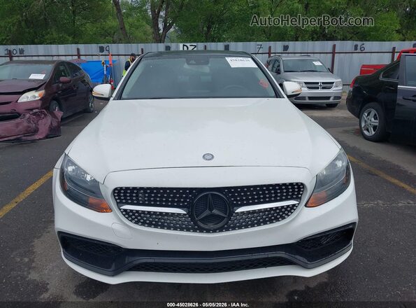 55SWF4KB0GU128554 2016 MERCEDES-BENZ C-CLASS White Вид щитка приладів