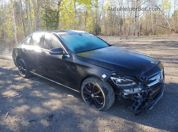 55SWF4KB2GU111576 2016 MERCEDES-BENZ C Black წინა მარჯვენა