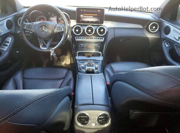 55SWF4KB2GU111576 2016 MERCEDES-BENZ C Black წინა პანელის ხედი