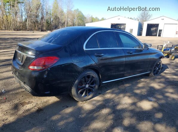55SWF4KB2GU111576 2016 MERCEDES-BENZ C Black უკანა მარჯვენა