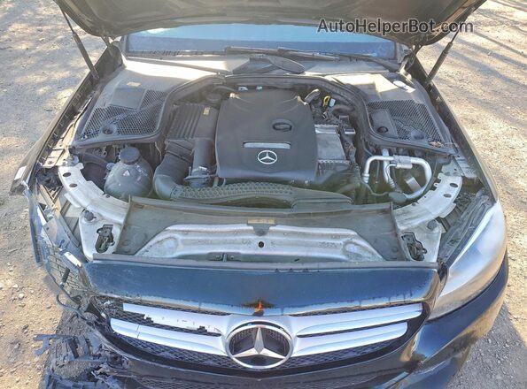 55SWF4KB2GU111576 2016 MERCEDES-BENZ C Black უკანა სალონის ხედი