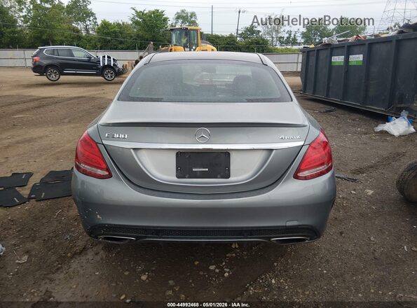 55SWF4KB2GU126983 2016 MERCEDES-BENZ C-CLASS Gray 