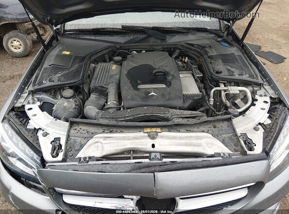 55SWF4KB2GU126983 2016 MERCEDES-BENZ C-CLASS Gray Հետևի տեսք