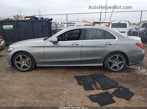 55SWF4KB2GU126983 2016 MERCEDES-BENZ C-CLASS Gray Սալոնի 360 աստիճան տեսք