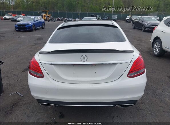 55SWF4KB2GU127891 2016 MERCEDES-BENZ C-CLASS White 