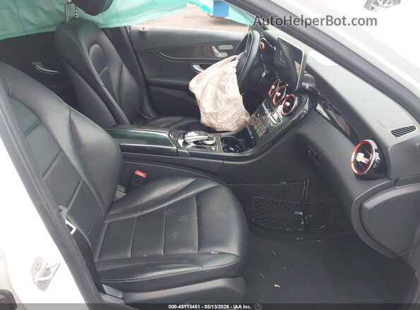 55SWF4KB2GU127891 2016 MERCEDES-BENZ C-CLASS White Սալոնի դիմացի տեսք