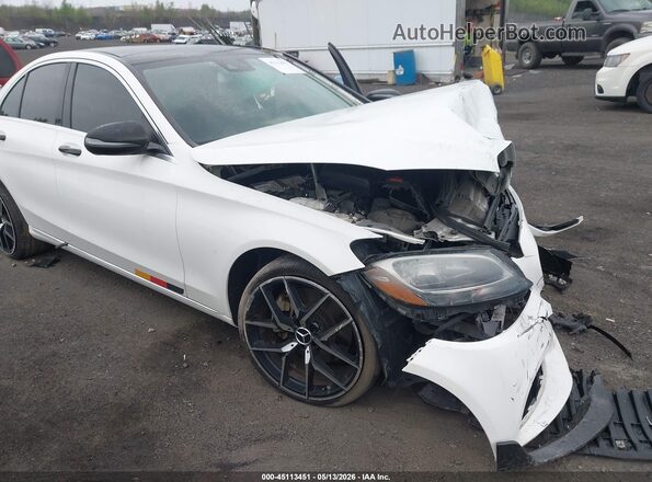 55SWF4KB2GU127891 2016 MERCEDES-BENZ C-CLASS White Դիմացի տեսք