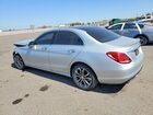 2016 Mercedes-benz C 300 4matic Silver vin: 55SWF4KB2GU134260