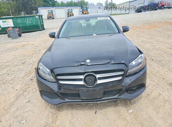 55SWF4KB2HU221609 2017 MERCEDES-BENZ C Black Դիմացի տեսք