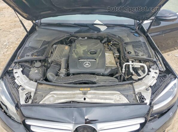 55SWF4KB2HU221609 2017 MERCEDES-BENZ C Black Սալոնի հետևի տեսք