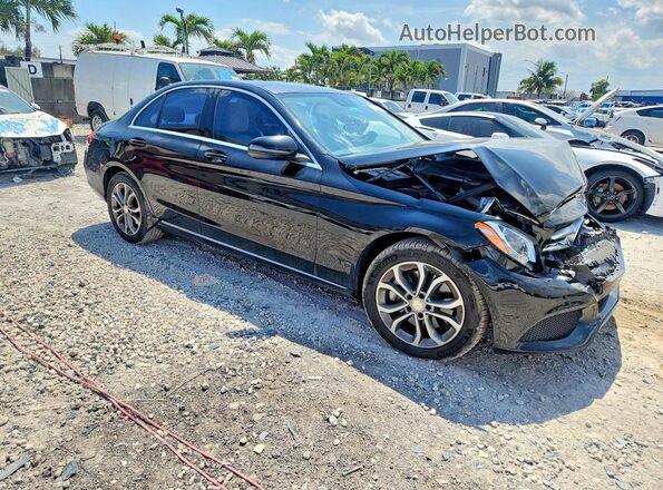 55SWF4KB3GU125180 2016 MERCEDES-BENZ C Black Առջևի աջ