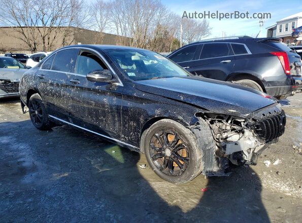 55SWF4KB3GU172144 2016 MERCEDES-BENZ C Black წინა მარჯვენა