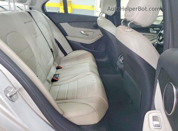 55SWF4KB3GU175335 2016 MERCEDES-BENZ C Silver Հետևի նստատեղերի տեսք