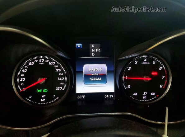 55SWF4KB3GU175335 2016 MERCEDES-BENZ C Silver Սարքավորումների վահանակի տեսք