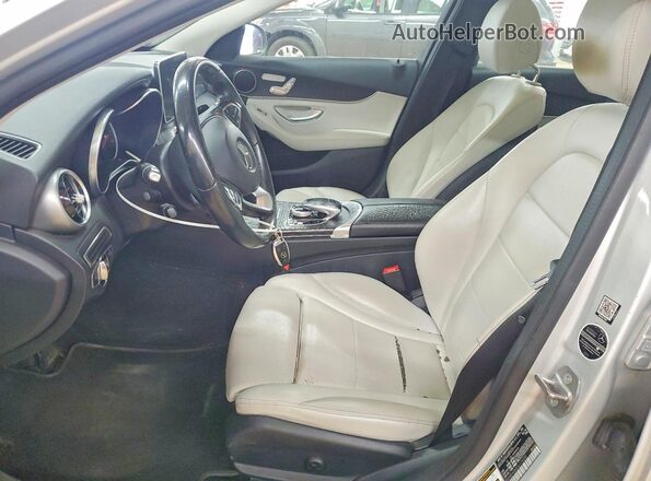 55SWF4KB3GU175335 2016 MERCEDES-BENZ C Silver Սալոնի դիմացի տեսք
