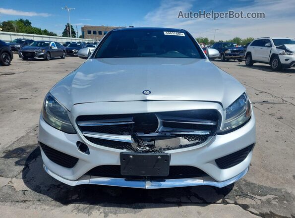 55SWF4KB5GU104881 2016 MERCEDES-BENZ C Silver Widok z przodu