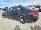 2017 Mercedes-benz C 300 4matic Black vin: 55SWF4KB5HU206604