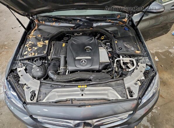 55SWF4KB6HU206532 2017 MERCEDES-BENZ C Silver Vista interior trasera